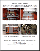 Industrial Corrosive Pickle Duty DC Motor Services (PDF)