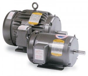 Nearly any three phase motor can be started and stopped with a variable frequency drive.