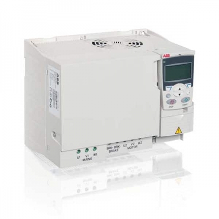 15 HP ABB ACS355 Series NEMA 1 Enclosed Variable Frequency Drive with Basic Keypad | 208 - 240 VAC 3 Phase Input | 240 VAC 3 Phase Output | 41.6 Amps | ACS355-03U-46A2-2+J404
