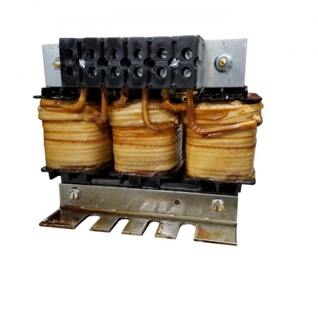 TCI KDR Series Open Chassis 5.0% Impedance 3 Phase Input Line Reactor | 7.5 HP @ 600V | Max Current: 10.0 Amps | Hertz: 50.0/60.0 Hz | UL Certified - KDRB42HV-600V
