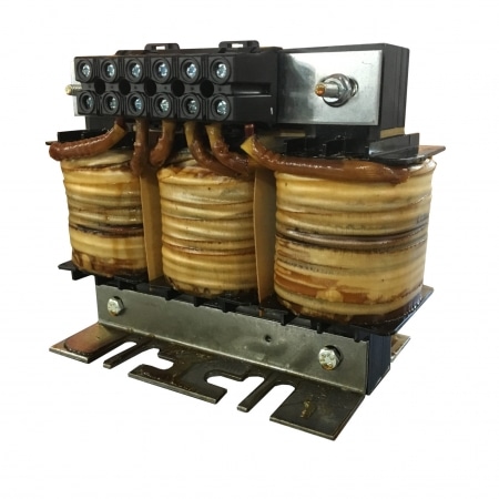TCI KDR Series Open Chassis 3.0% Impedance 3 Phase Output Load Reactor | 40.0 HP @ 480V | Max Current: 80.0 Amps | Hertz: 50.0/60.0 Hz | UL Certified - KDRF31PV-480V