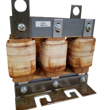 TCI KDR Series Open Chassis 3.0% Impedance 3 Phase Output Load Reactor | 300.0 HP @ 690V | Max Current: 250.0 Amps | Hertz: 50.0/60.0 Hz | UL Certified - KDRG1P-690V