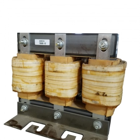 TCI KDR Series Open Chassis 3.0% Impedance 3 Phase Output Load Reactor | 125.0 HP @ 480V | Max Current: 160.0 Amps | Hertz: 50.0/60.0 Hz | UL Certified - KDRI1P-480V
