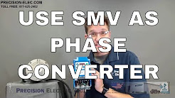 How To Use The Lenze AC Tech SMV VFD As A Phase Converter