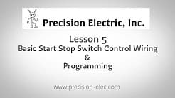 Lenze SMV Training Lesson 5: Basic Start Stop Selector Switch Control Wiring & Programming - VFDs