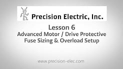 Lenze SMV Training Lesson 6: Advanced Drive Protective Fuse Sizing & Motor Overload Setup - VFDs