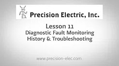 Lenze SMV Training Lesson 11 Diagnostic Fault Monitoring History and Troubleshooting