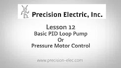 Lenze SMV Training Lesson 12: Basic PID Loop Pump Or Pressure Motor Control - VFDs