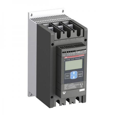 ABB IP00 PSE Series Solid-State Reduced Voltage 3 Phase Softstarter | 50.0 HP @ 240V | 100.0 HP @ 480V | 125.0 HP @ 600V | Max Current: 130.0 Amps | Max Voltage: 600V | Control Voltage: 100 - 250 VAC - PSE142-600-70