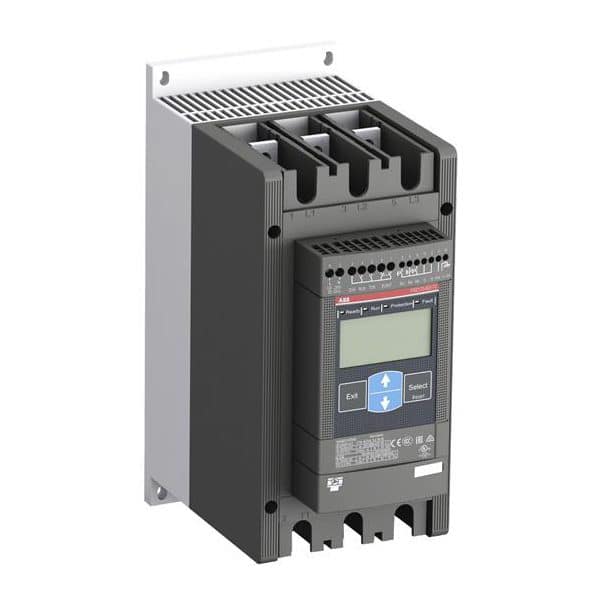 ABB IP00 PSE Series Solid-State Reduced Voltage 3 Phase Softstarter | 60.0 HP @ 240V | 125.0 HP @ 480V | 150.0 HP @ 600V | Max Current: 169.0 Amps | Max Voltage: 600V | Control Voltage: 100 - 250 VAC - PSE170-600-70