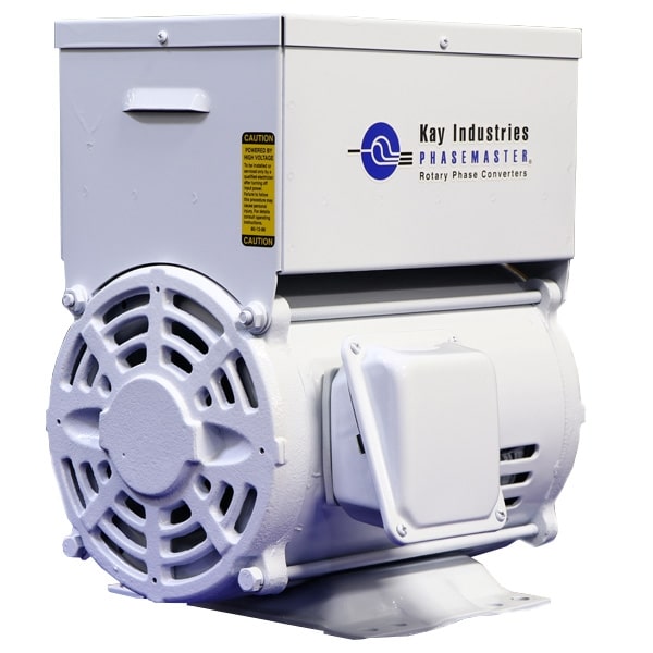 Kay Industries 2.0 HP Rotary Phase Converter, Phasemaster® MA-00, 208 - 240 VAC Single Phase Input, 208 - 240 VAC Three Phase Output (For General Purpose Equipment) - Image 3