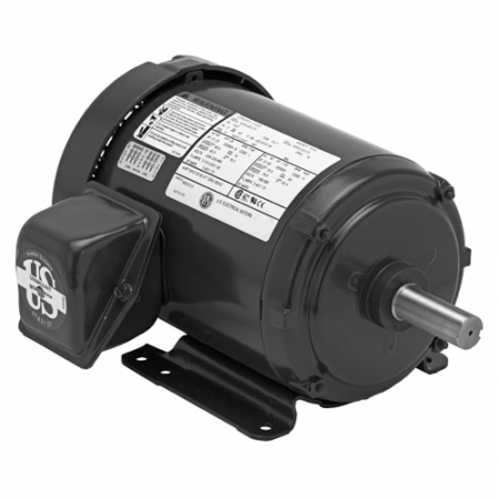 0.25 HP US Motors General Purpose Three Phase AC Motor | 208-230/460 VAC | 1.1 Amps @ 230 VAC | 0.5 Amps @ 460 VAC | 1725 RPM | 56 Frame | T14S2A