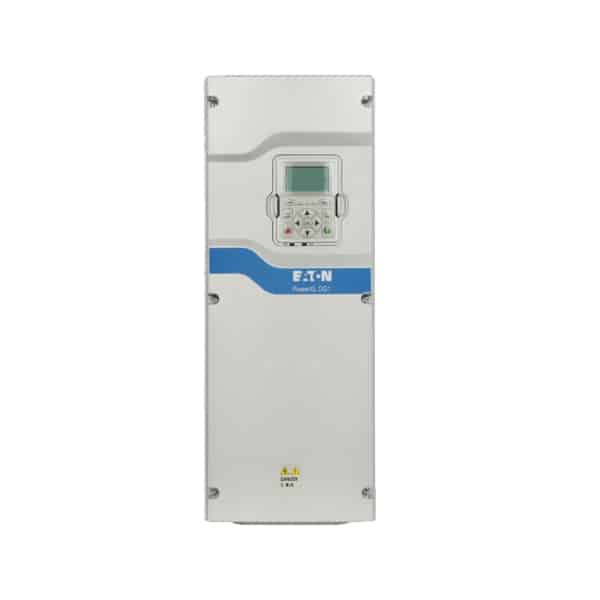 30.0 HP Eaton DG1 Series NEMA 12 Enclosed Variable Frequency Drive | 400 - 480 VAC 3 Phase Input | 480 VAC 3 Phase Output | 46.0 Amps | DG1-34046FB-C54C
