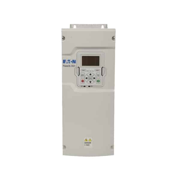 7.5 HP Eaton DG1 Series NEMA 12 Enclosed Variable Frequency Drive | 208 - 240 VAC 3 Phase Input | 240 VAC 3 Phase Output | 25.0 Amps | DG1-32025FB-C54C