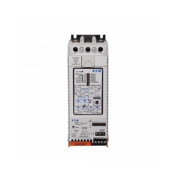 Eaton S801+ Series Solid-State Reduced Voltage 3 Phase Softstarter | 10.0 HP @ 240V | 20.0 HP @ 480V | 25.0 HP @ 600V | Max Current: 37.0 Amps | Max Voltage: 600V | Control Voltage: 24 VDC - S801+N37N3S