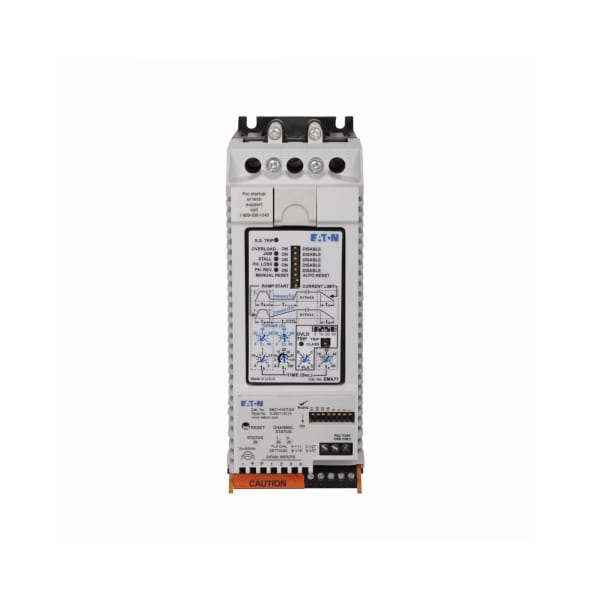 Eaton S801+ Series Solid-State Reduced Voltage 3 Phase Softstarter | 20.0 HP @ 240V | 40.0 HP @ 480V | 50.0 HP @ 600V | Max Current: 66.0 Amps | Max Voltage: 600V | Control Voltage: 24 VDC - S801+N66N3S