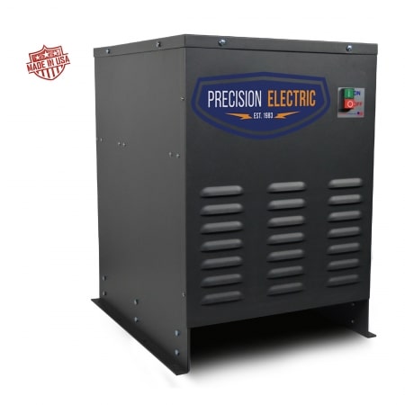 25.0 HP Precision Electric Boost-Phase (Up To 600% Motor Starting Current) NEMA 1 Rotary Phase Converter, 208 - 240 VAC Single Phase Input, 240 VAC Three Phase Output - BOOSTPHASE-PB5000