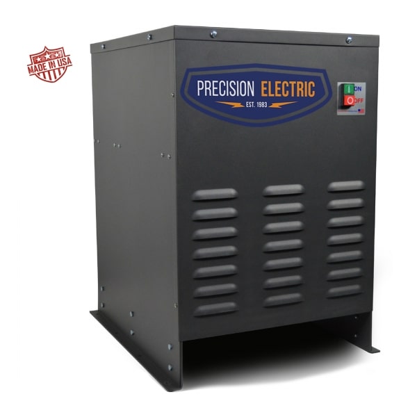 30.0 HP Precision Electric Boost-Phase (Up To 600% Motor Starting Current) NEMA 1 Rotary Phase Converter, 208 - 240 VAC Single Phase Input, 240 VAC Three Phase Output - BOOSTPHASE-PB6000