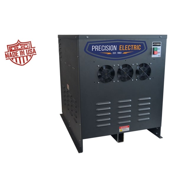 50.0 HP Precision Electric Pro-Phase NEMA 1 Rotary Phase Converter, 208 - 240 VAC Single Phase Input, 240 VAC Three Phase Output - PROPHASE-PE10000