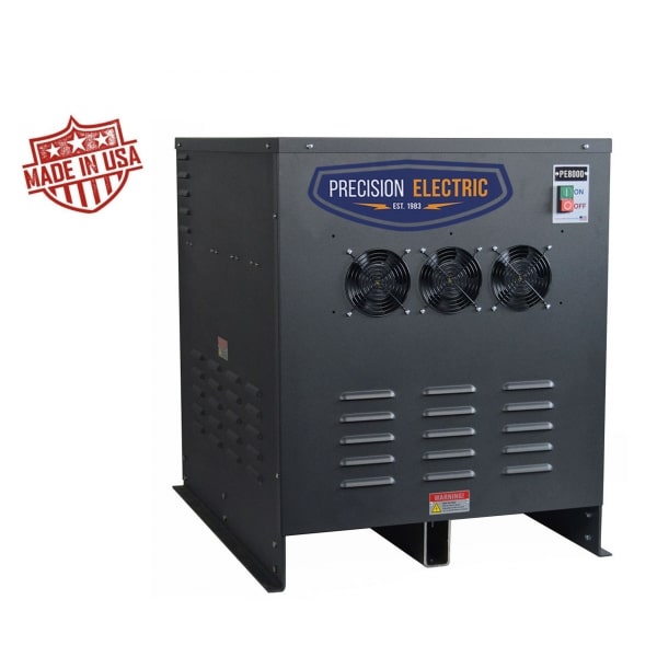 40.0 HP Precision Electric Pro-Phase NEMA 1 Rotary Phase Converter, 208 - 240 VAC Single Phase Input, 240 VAC Three Phase Output - PROPHASE-PE8000