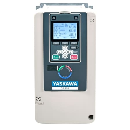 50.0 HP Yaskawa GA800 Series IP20 Enclosed Variable Frequency Drive | 400 - 480 VAC Three Phase Input | 480 VAC Three Phase Output | 60.0 Amps | GA80U4075ABM