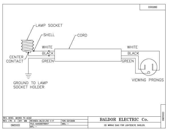 Baldor .5 HP, 3000/3600 RPM, 3 Phase, 50/60 Hz, 3420M, GRND - 7309D - Image 3
