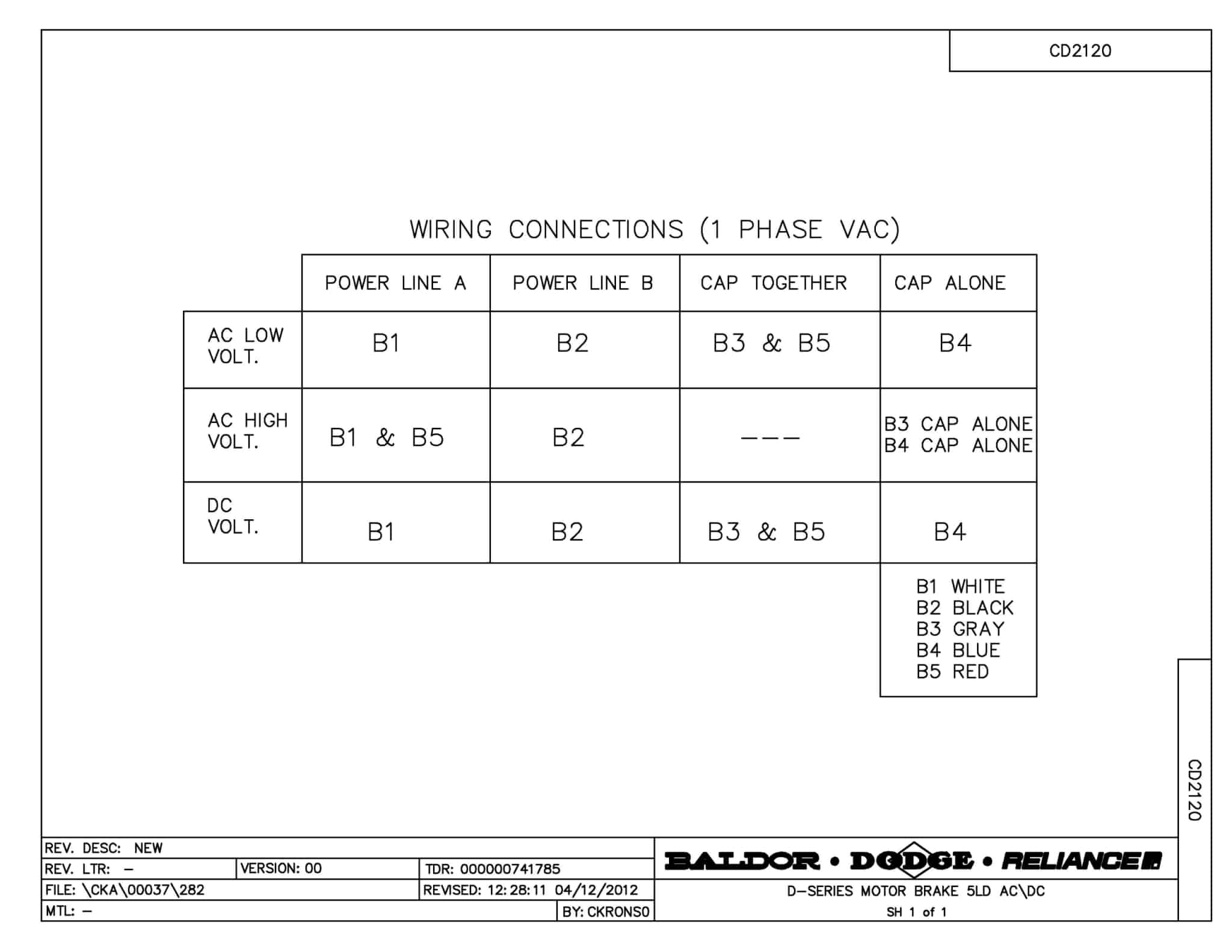 Baldor 10 HP, 1770 RPM, 3 Phase, 60 Hz, 215TC, 3752M, TEFC, F - CEBM3714T-D - Image 3
