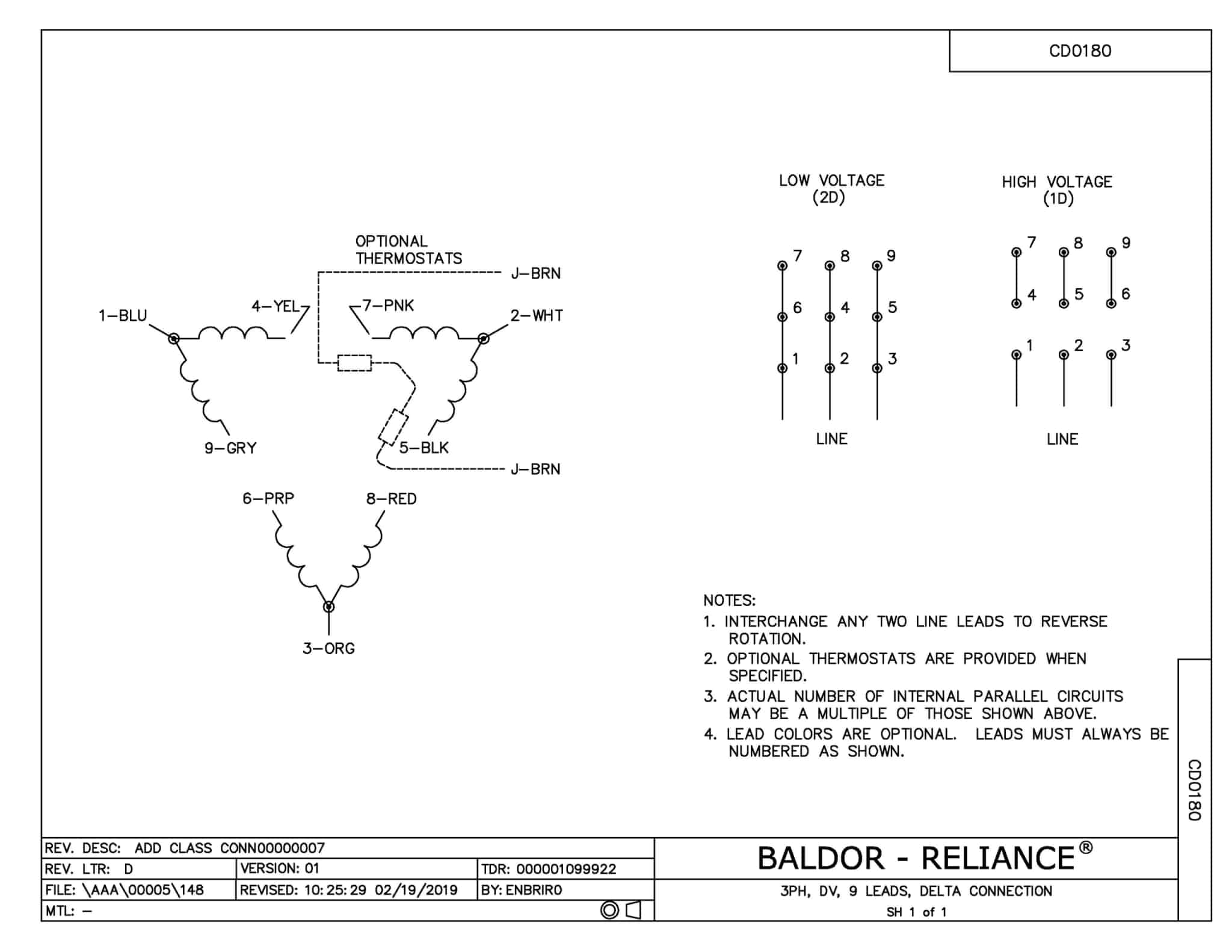 Baldor 20 HP, 1180 RPM, 3 Phase, 60 Hz, 286TC, TEFC, F1 - CEM4102T-G - Image 3