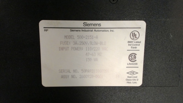 TEXAS INSTRUMENT - MODEL 500-2151-A - USED - Image 2