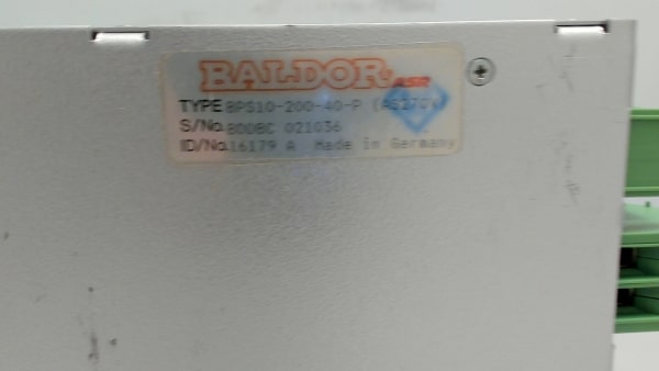 BALDOR - BPS10-200-40-P - USED - Image 3