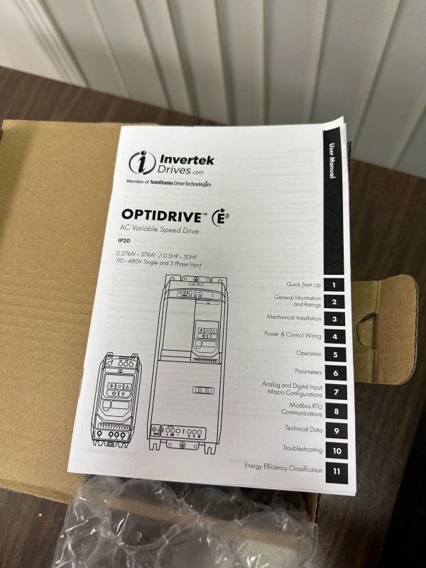 INVERTEK DRIVES - ODE-3-120070-1F12 - OPEN BOX - Image 3
