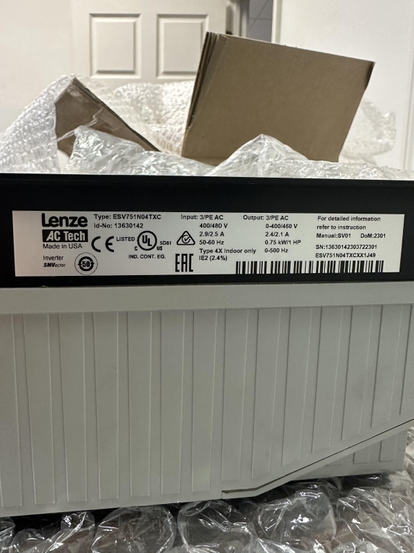 LENZE - ESV751N04TXC - OPEN BOX - Image 2