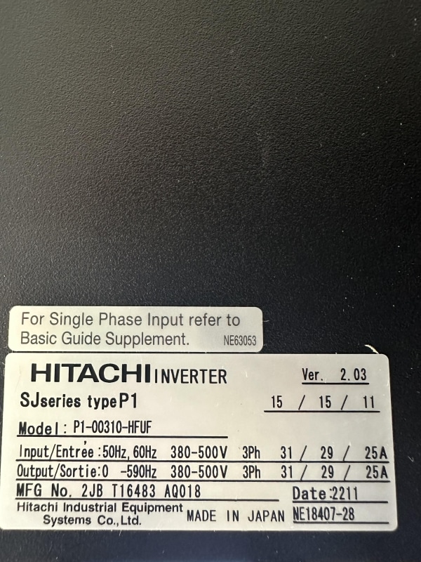 HITACHI - P1-00310-HFUF - USED - Image 2