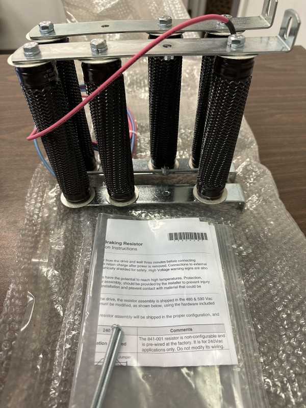 LENZE - 841-011 BRAKE RESISTORS AC TECH - OPEN BOX