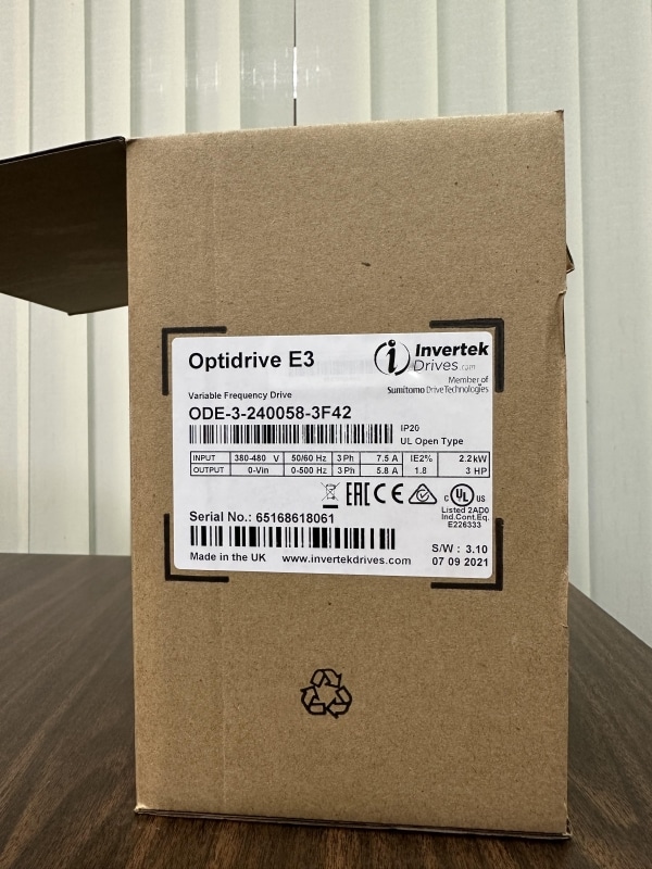 INVERTEK DRIVES - ODE-3-240058-3F42 - OPEN BOX