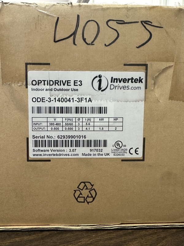 INVERTEK DRIVES - ODE-3-140041-3F1A - OPEN BOX