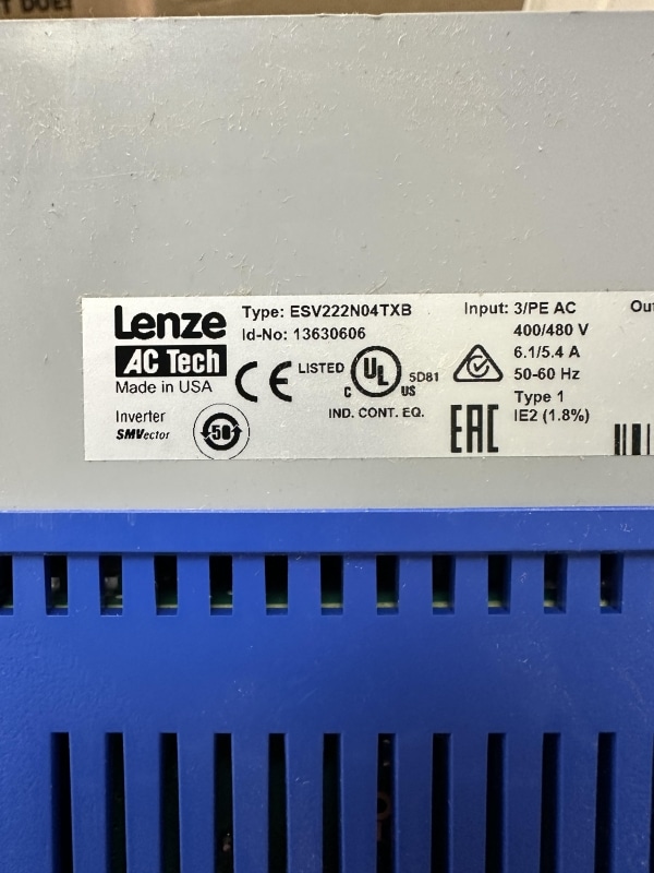 LENZE - ESV222N04TXB - USED - Image 2