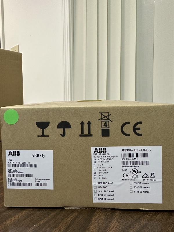 ABB - ACS310-03U-03A9-2 - OPEN BOX