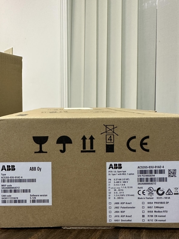 ABB - ACS355-03U-01A2-4 - OPEN BOX