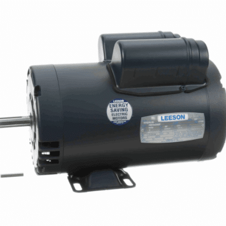 Leeson Air Compressor Motor, 5 HP, 1 Ph, 60 Hz, 230 V, 3600 RPM, 56Y Frame, DP - 111275.00