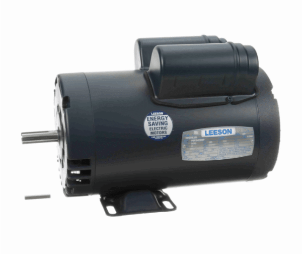 Leeson Air Compressor Motor, 5 HP, 1 Ph, 60 Hz, 230 V, 3600 RPM, 56Y Frame, DP - 111275.00