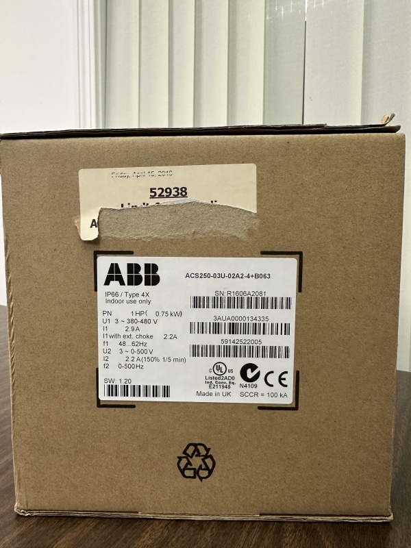 ABB - ACS250-03U-02A2-4+B063 - OPEN BOX
