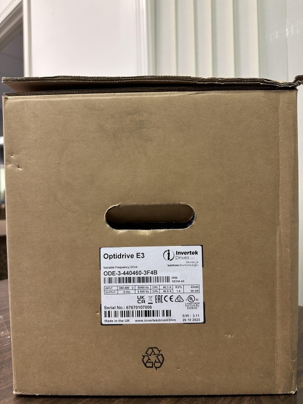 INVERTEK DRIVES - ODE-3-440460-3F4B - OPEN BOX - Image 2
