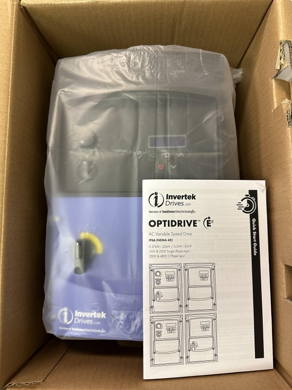 INVERTEK DRIVES - ODE-3-440460-3F4B - OPEN BOX