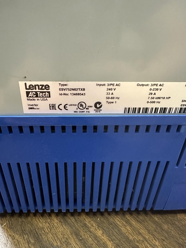 LENZE - ESV752N02TXB - USED - Image 2