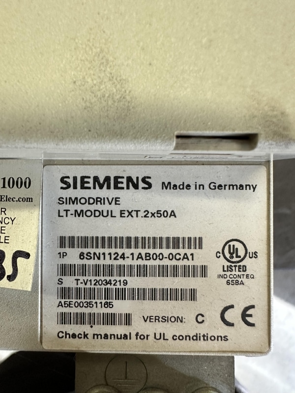 SIEMENS - 6SN1124-1AB00-0CA1 - USED - REPAIRED - Image 2