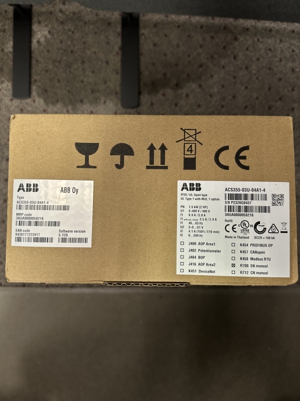 ABB - ACS355-03U-04A1-4 - OPEN BOX