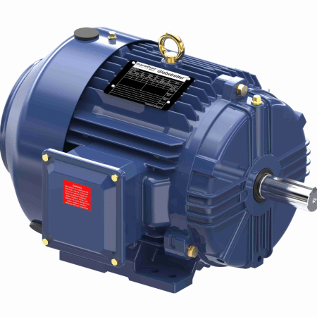 Marathon Globetrotter General Purpose Motor, 5 & 3 HP, 3 Ph, 60 & 50 Hz, 230/460 & 190/380 V, 1800 & 1500 RPM, 184T Frame, TEFC - GT1013A