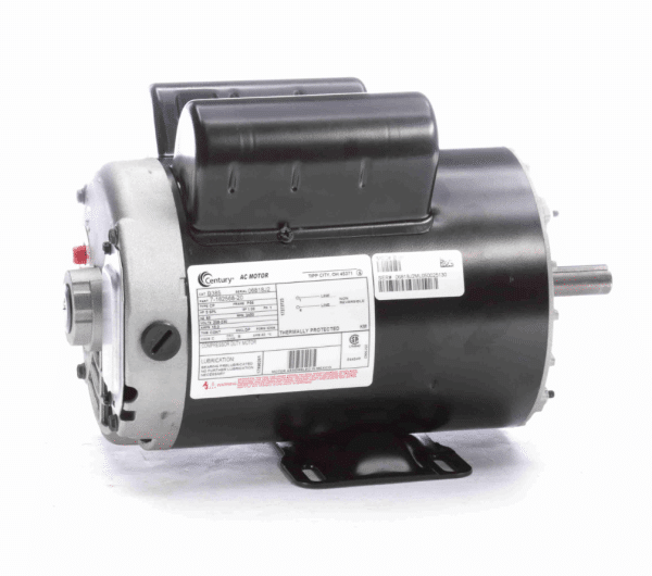 Air Compressor Motor, 5 SPL HP, 1 Ph, 60 Hz, 208-230 V, 3600 RPM, P56 Frame, DP - B385