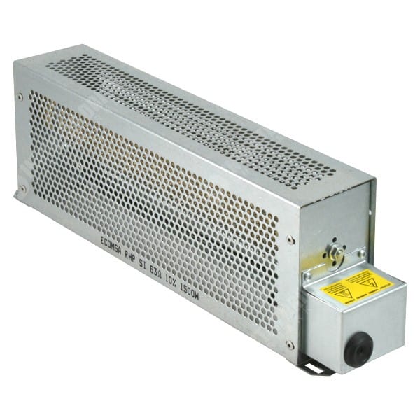 Dynamic braking resistor unit safely burns off regenerative energy to prevent VFD DC-bus spikes	